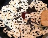 れんこんと厚揚げと青梗菜のきんぴら作り方2写真