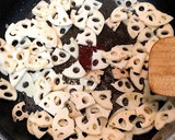 れんこんと厚揚げと青梗菜のきんぴら作り方2写真