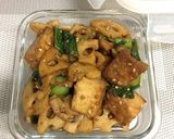 れんこんと厚揚げと青梗菜のきんぴら作り方7写真