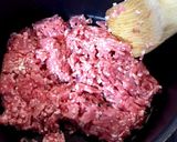 豚ひきで簡単そぼろ丼作り方1写真