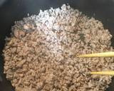 豚ひきで簡単そぼろ丼作り方3写真