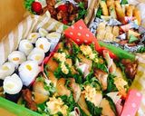 運動会 お弁当♡ちぎりパンサンドイッチ♪作り方2写真