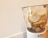 バナナとリンゴの健康ドリンク作り方2写真