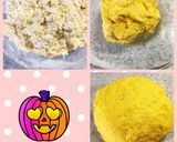 かぼちゃ餡が美味しい♡ハロウィンパン♪作り方2写真