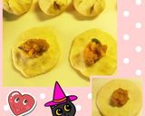 かぼちゃ餡が美味しい♡ハロウィンパン♪作り方6写真