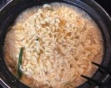 辛ラーメンdeもつ鍋×〆チーズラーメン作り方5写真