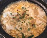辛ラーメンdeもつ鍋×〆チーズラーメン作り方6写真