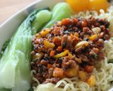 辛ラーメンde汁なし具のせ麺作り方9写真
