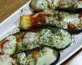 おつまみに最高～(*^^*)茄子のピザ♪作り方7写真