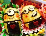 ミニオンキャラ弁☆ミニオンおにぎり作り方15写真