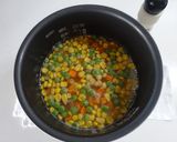 忙しい時に！炊飯器でドレッシングのピラフ作り方2写真