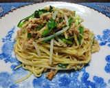 あたた生だししょうゆで坦々やきそば作り方5写真