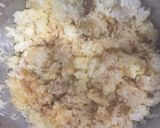 餃子のたねで作るの〜餃子チャーハン作り方1写真