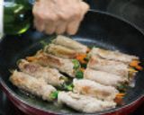 【パパッとお手軽♪】豚モモ肉野菜巻き作り方5写真