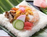 【お祝い事に!】黒毛和牛の押し寿司風作り方11写真