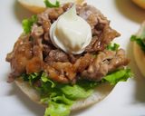 生姜焼きバーガー♪タレとマヨがバッチリ♪作り方10写真