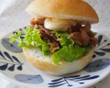 生姜焼きバーガー♪タレとマヨがバッチリ♪作り方11写真