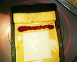 チーズとケチャップで 洋風卵焼き作り方3写真