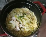 辛さ調整可！野菜と豚バラの豆乳辛ラーメン作り方5写真