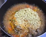 辛ラーメン♡マイルド豆乳ラーメン作り方4写真