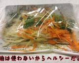 簡単レンチン!もやしとにんじんの添え野菜作り方3写真