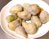 揚げ里芋のこぶおろしあんかけ作り方1写真