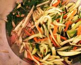 薬味たっぷり！即席もみ漬け 箸休め作り方3写真