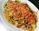 焼きそばに干しエビでカルシウムプラス作り方6写真