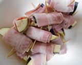 【おつまみ】茄子のベーコン巻き・揚げ焼き作り方3写真