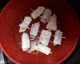 【おつまみ】茄子のベーコン巻き・揚げ焼き作り方5写真