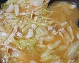 キャベツ消費☺味噌ラーメン風おかずスープ作り方9写真