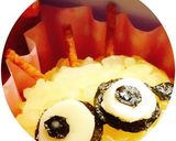 ミニオンキャラ弁☆ミニオンおにぎり作り方16写真