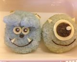 キャラ弁♡ディズニーのサリー&マイク☆作り方7写真