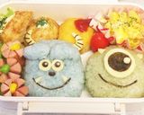 キャラ弁♡ディズニーのサリー&マイク☆作り方8写真