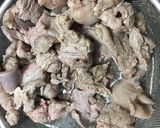 牛すじのピリ辛味噌だれ煮込み作り方1写真