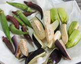 鎌倉野菜のとってもカラフル♪揚げびたし作り方2写真