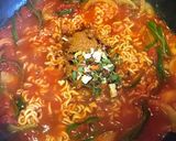 簡単！5分！辛ナポ麺♫作り方6写真