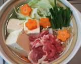 中身にワクワク♪巾着辛ラーメン鍋♪作り方4写真