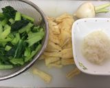 ヤマサ昆布つゆ♡こぶおろし小松菜煮びたし作り方1写真