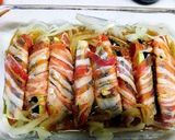 レンチン簡単！なすの豚肉巻き南蛮だれ風〜作り方3写真