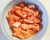 甘塩鮭のクリームパスタ作り方2写真