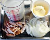 甘塩鮭のクリームパスタ作り方3写真