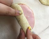 ハーブカレー味のマヨコーンハムロールパン作り方6写真