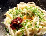 バター釜玉うどん作り方5写真