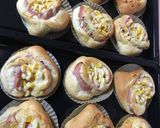 ハーブカレー味のマヨコーンハムロールパン作り方12写真