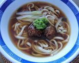 うどんに、肉団子とピーマンのこぶおろし★作り方5写真