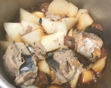 鯖 大根 梅干し 鯖缶煮込み QC 簡単作り方2写真