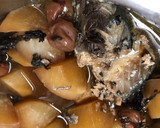 鯖 大根 梅干し 鯖缶煮込み QC 簡単作り方3写真