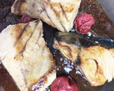 フライパンで簡単♪ぶりの梅干し照り焼き作り方8写真