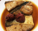 フライパンで簡単♪ぶりの梅干し照り焼き作り方10写真